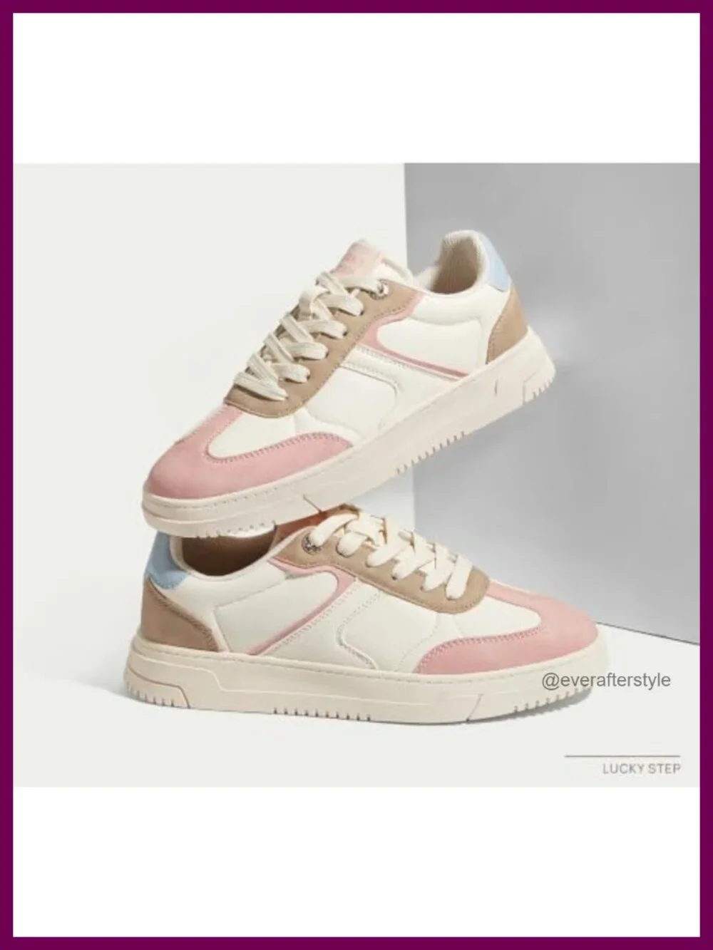 Women's Platform Fashion Sneakers Thick Sole Microfiber PU Non-Slip Lace-Up